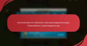 Geschenkcodes für Edelsteine: Überraschungsbelohnungen, Freischaltbares, Spielerbegeisterung