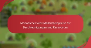 Monatliche Event-Meilensteinpreise für Beschleunigungen und Ressourcen