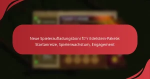 Neue Spieleraufladungsboni für Edelstein-Pakete: Startanreize, Spielerwachstum, Engagement