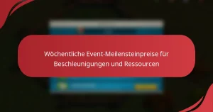 Wöchentliche Event-Meilensteinpreise für Beschleunigungen und Ressourcen